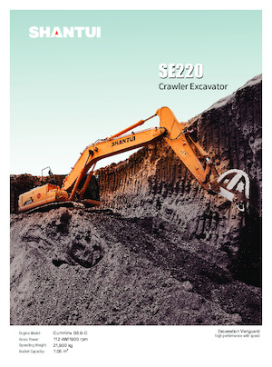 Excavatoare pe șenile Shantui SE220 