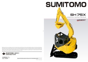 Excavatoare pe șenile Sumitomo SH75X-3B