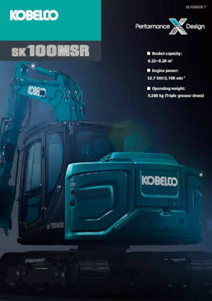 Excavatoare pe șenile Kobelco SK 100 MSR 7