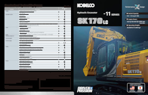 Excavatoare pe șenile Kobelco SK 170 LC 11