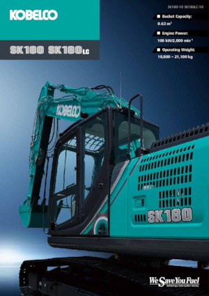 Excavatoare pe șenile Kobelco SK 180 10