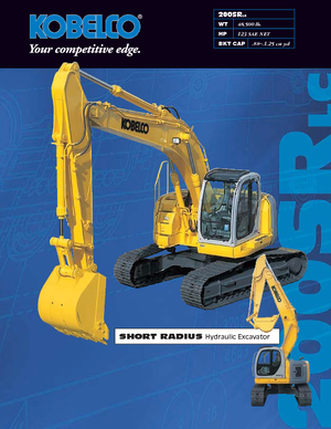 Excavatoare pe șenile Kobelco SK 200 SR