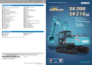 Excavatoare pe șenile Kobelco SK 210 LC