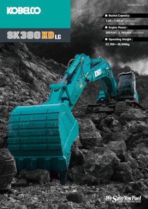 Excavatoare pe șenile Kobelco SK 380 XDLC