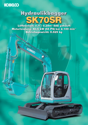 Excavatoare pe șenile Kobelco SK 70 SR