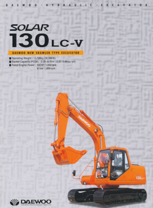 Excavatoare pe șenile Doosan SOLAR 130 LC-V
