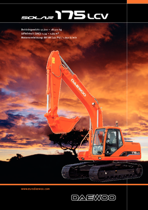 Excavatoare pe șenile Doosan Solar 175 LC-V