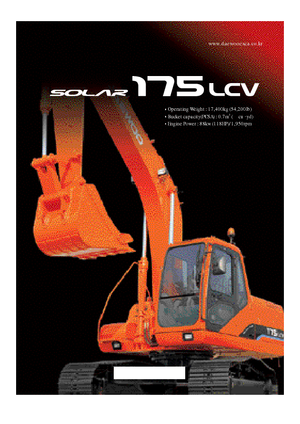 Excavatoare pe șenile Doosan Solar 175 LC-V