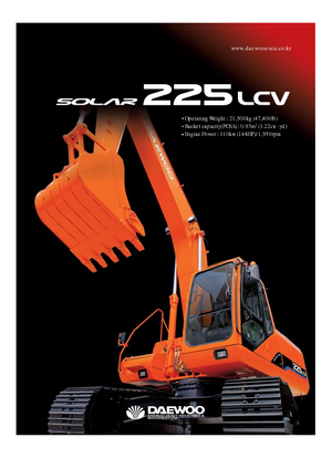 Excavatoare pe șenile Doosan Solar 225 LC-V