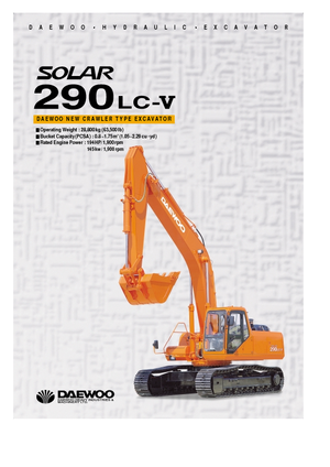 Excavatoare pe șenile Doosan Solar 290 LC-V