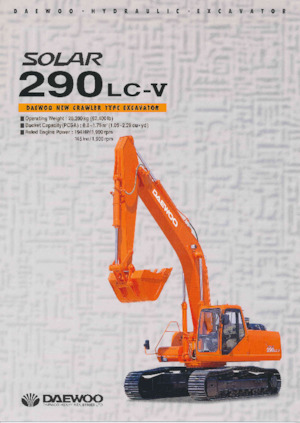 Excavatoare pe șenile Daewoo SOLAR 290LC-V