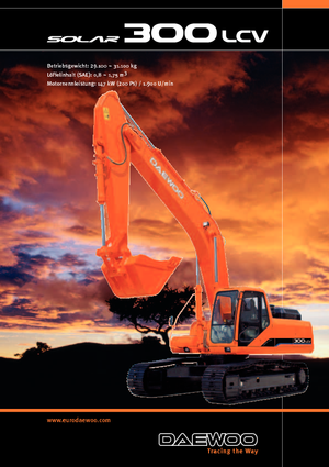 Excavatoare pe șenile Doosan Solar 300 LC-V