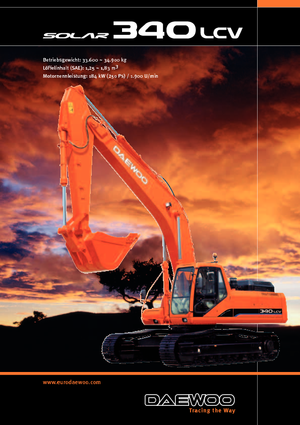 Excavatoare pe șenile Doosan Solar 340 LC-V
