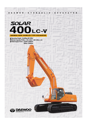 Excavatoare pe șenile Doosan Solar 400 LC-V