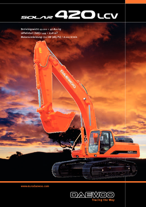 Excavatoare pe șenile Doosan Solar 420 LC-V