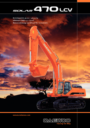 Excavatoare pe șenile Doosan Solar 470 LC-V