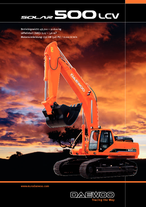 Excavatoare pe șenile Doosan Solar 500 LC-V Gigant