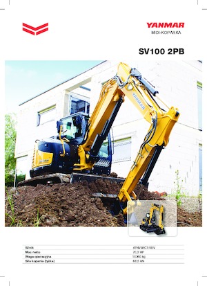 Excavatoare pe șenile Yanmar SV 100-2 PBCR