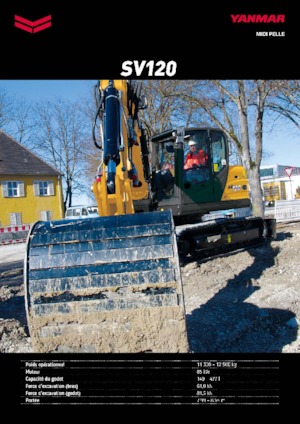 Excavatoare pe șenile Yanmar SV120 MB 