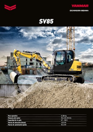 Excavatoare pe șenile Yanmar SV 85 MB