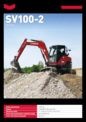 Excavatoare pe șenile Yanmar SV100-2 