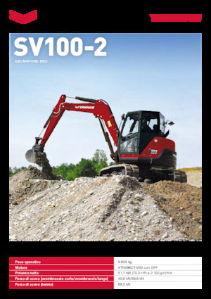 Excavatoare pe șenile Yanmar SV100-2 