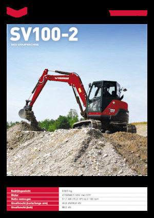 Excavatoare pe șenile Yanmar SV100-2 