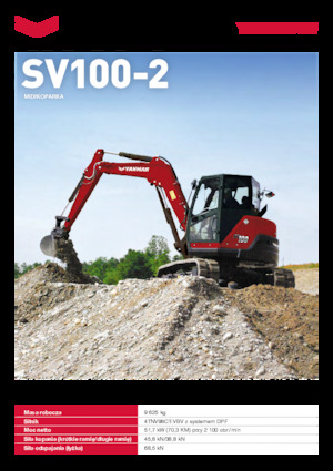 Excavatoare pe șenile Yanmar SV100-2 