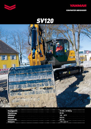 Excavatoare pe șenile Yanmar SV120