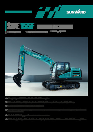 Excavatoare pe șenile Sunward SWE155F