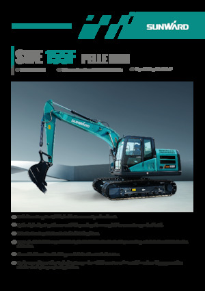 Excavatoare pe șenile Sunward SWE155F