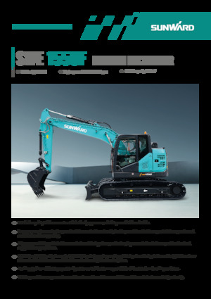 Excavatoare pe șenile Sunward SWE155UF