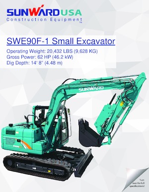 Excavatoare pe șenile Sunward SWE90F-1 