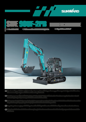 Excavatoare pe șenile Sunward SWE90UF-2PB