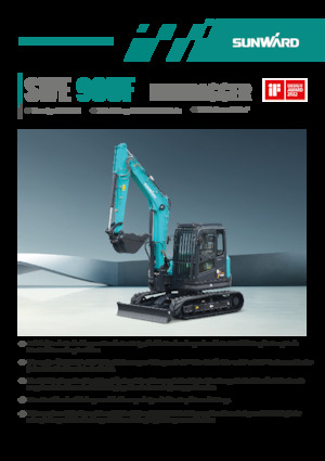 Excavatoare pe șenile Sunward SWE90UF
