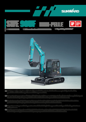 Excavatoare pe șenile Sunward SWE90UF