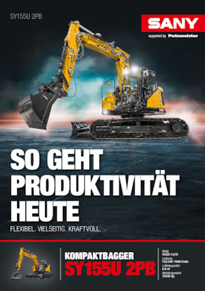 Excavatoare pe șenile Sany SY155U 2PB
