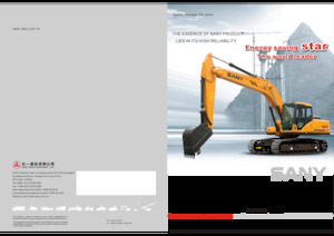Excavatoare pe șenile Sany SY215C8M