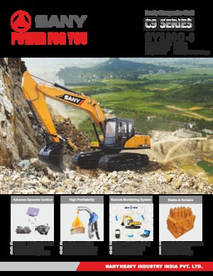 Excavatoare pe șenile Sany SY220C
