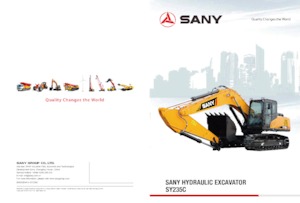 Excavatoare pe șenile Sany SY235C