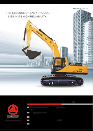 Excavatoare pe șenile Sany SY330C