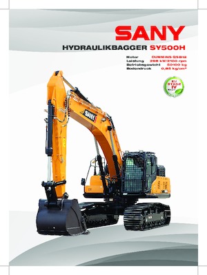 Excavatoare pe șenile Sany SY500H