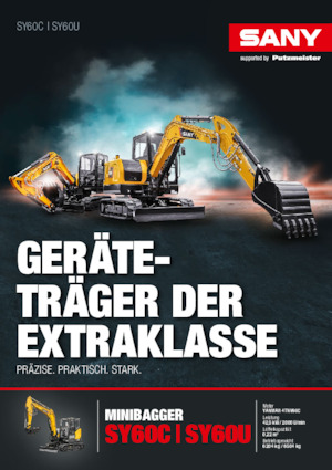 Excavatoare pe șenile Sany SY60U 