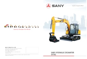 Excavatoare pe șenile Sany SY75C