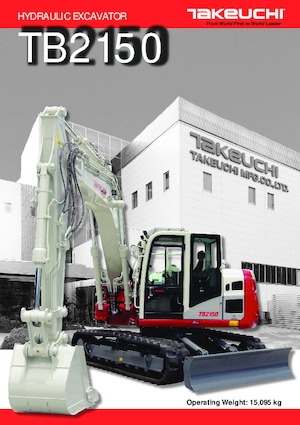 Excavatoare pe șenile Takeuchi TB 2150 C