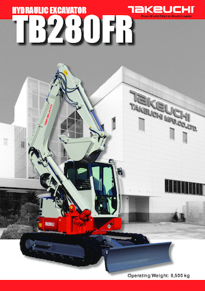 Excavatoare pe șenile Takeuchi TB 280 FR