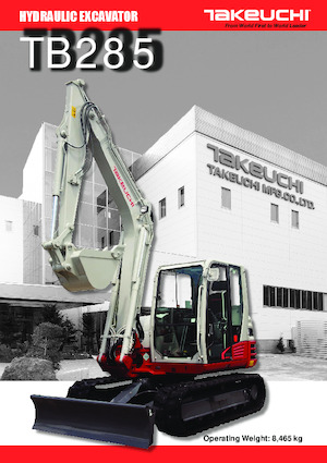 Excavatoare pe șenile Takeuchi TB 285
