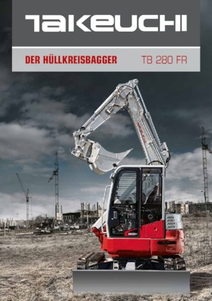 Excavatoare pe șenile Takeuchi TB 280 FR