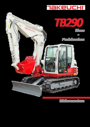 Excavatoare pe șenile Takeuchi TB290