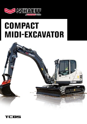 Excavatoare pe șenile Schaeff TC 85
